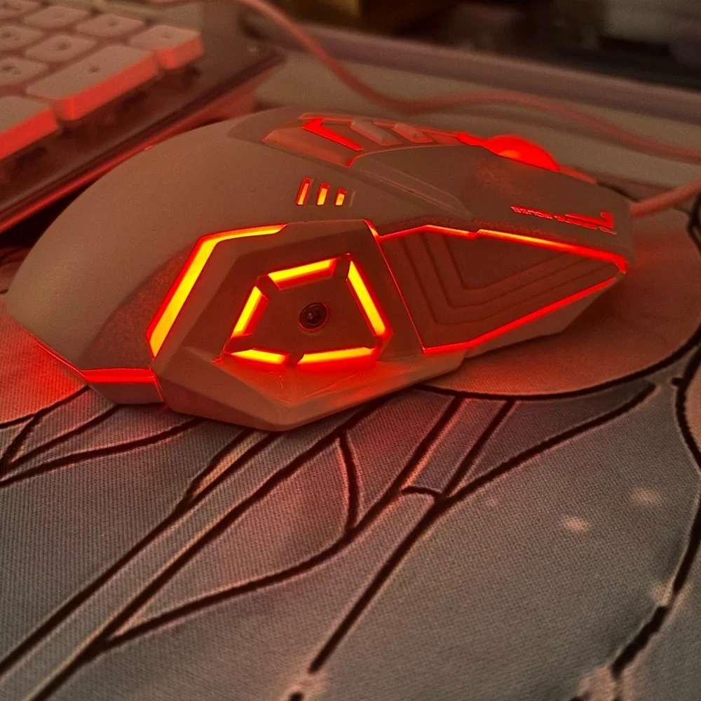 Futuristic Gaming Mouse with LED Lights